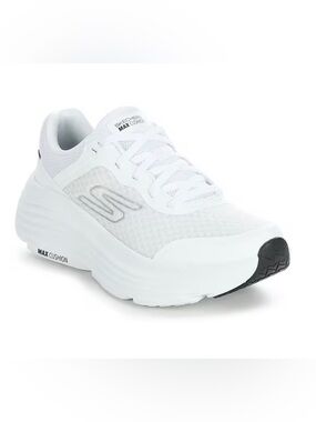 WOMEN'S SKECHERS GO 129470 MAX CUSHION ENDEAVOUR RUNNING SHOES, WHITE 6.5 WOMENS